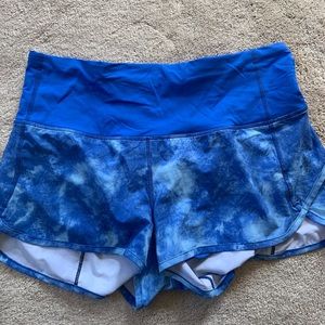Lululemon speed shorts